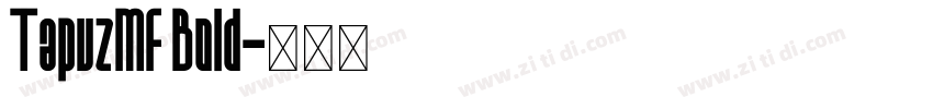 TapuzMF Bold字体转换